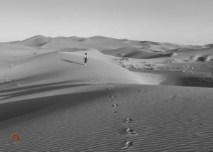 A Walk in the Moroccan Desert